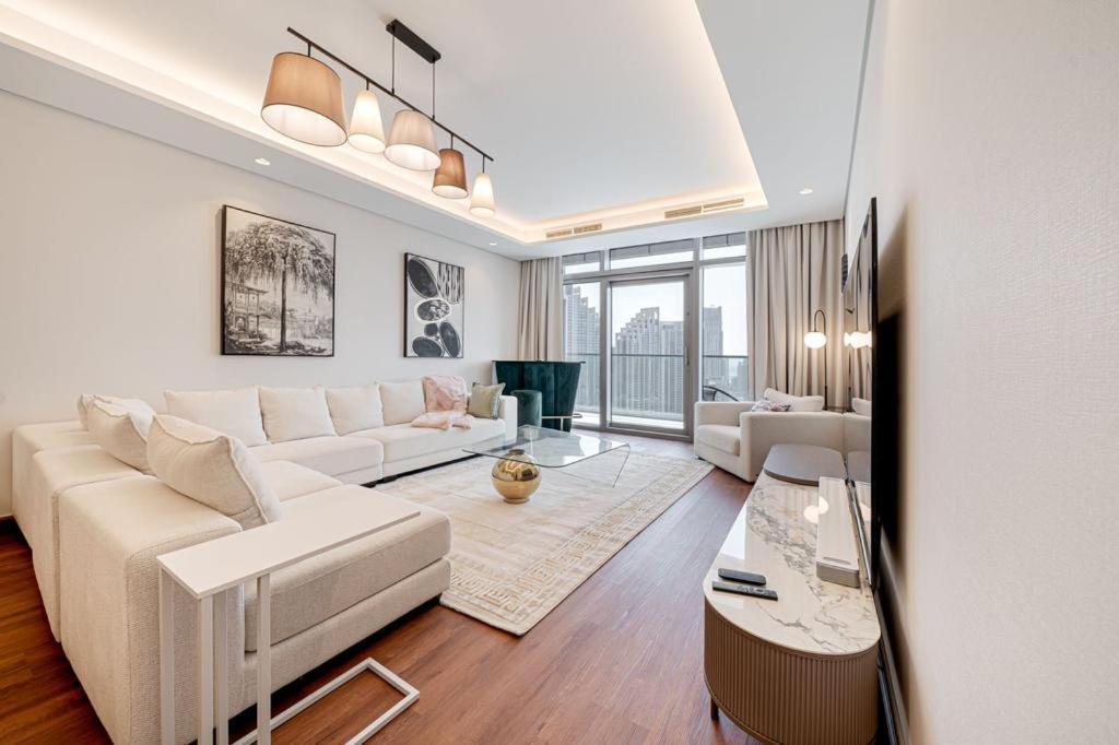 Paramount Midtown Luxury 2 Bedroom With Full Burj-Khalifa View Dubaj Kültér fotó