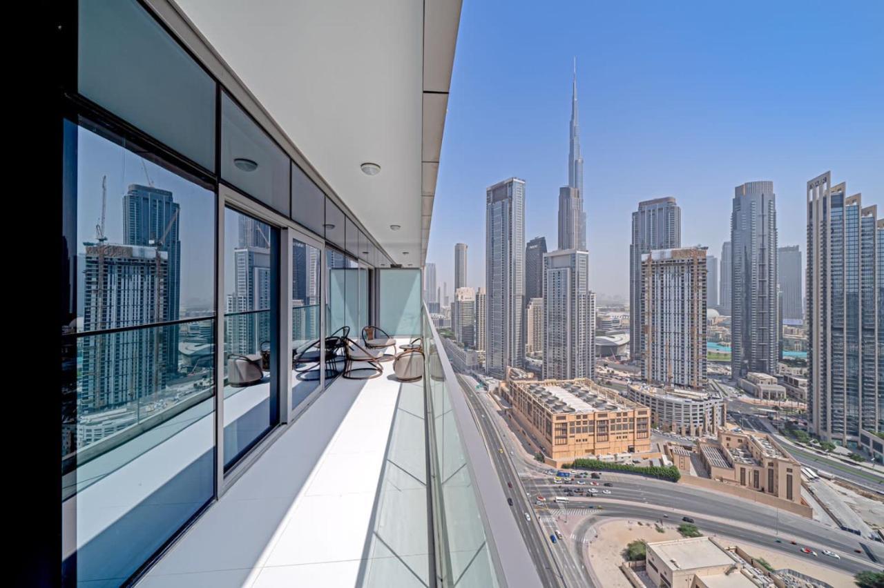 Paramount Midtown Luxury 2 Bedroom With Full Burj-Khalifa View Dubaj Kültér fotó